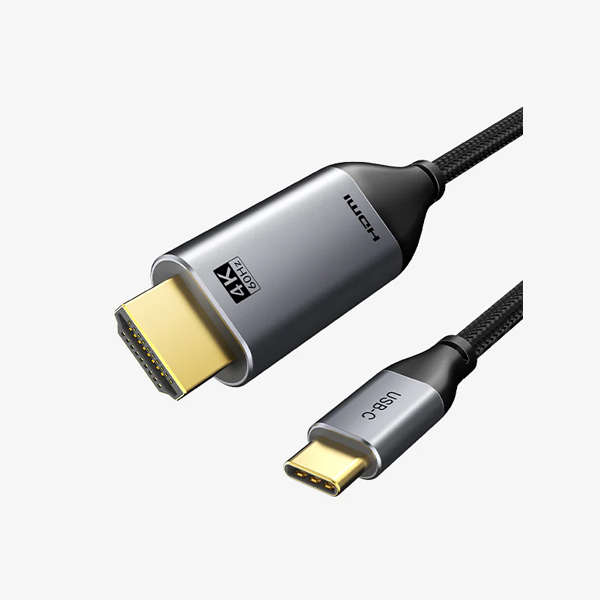 Cáp USB Type C to HDMI cao cấp, mạ vàng, hỗ trợ AUDIO-VIDEO 4K/60HZ, dài: 1,8m CC10K